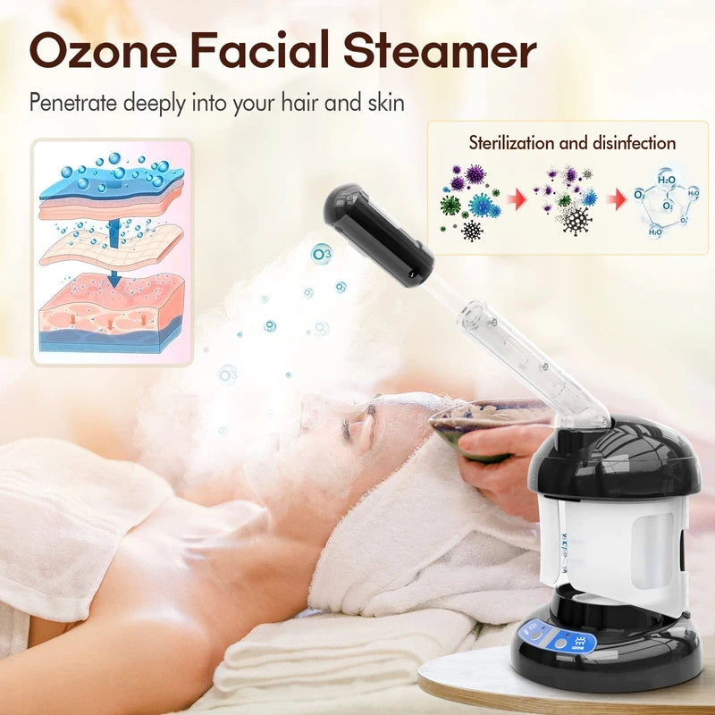 2-in-1 Facial & Hair Steamer